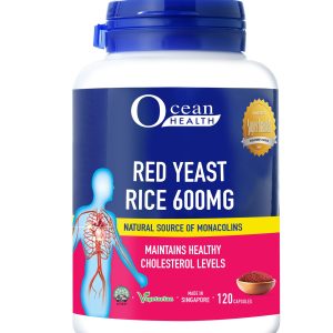OCEAN HEALTH RED YEAST RICE 600mg CAPSULES 120