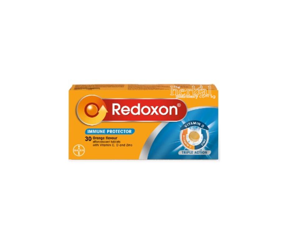 REDOXON TRIPLE ACTION EFFERVESCENT ORANGE 30 TABLETS