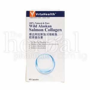 VITAHEALTH WILD ALASKAN SALMON COLLAGEN CAPSULES 60