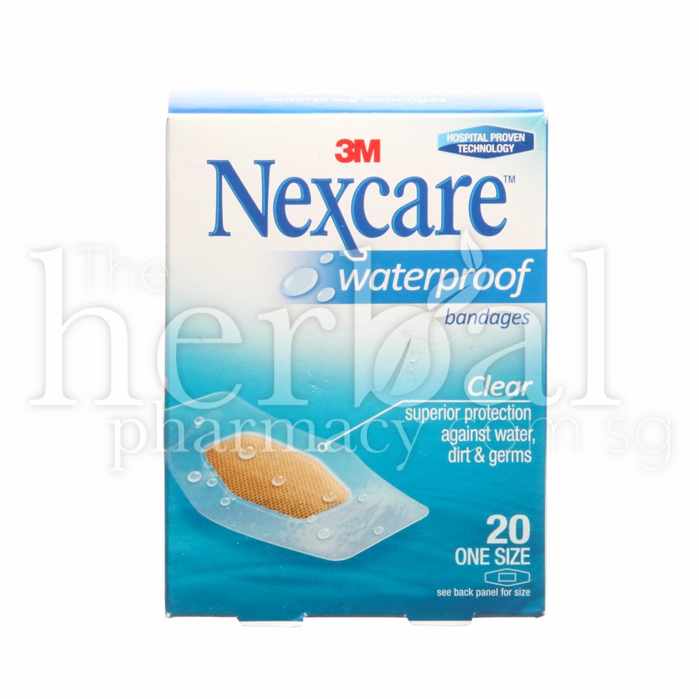 3M NEXCARE WATERPROOF BANDAGES 20's