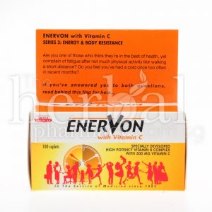 UNITED AMERICAN ENERVON WITH VITAMIN C TABLETS 100