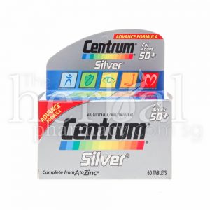 PFIZER CENTRUM SILVER 50+ TABLETS 60