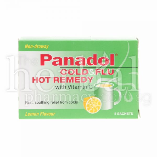 Panadol Cold & Flu Hot Remedy Vit C 5 sachets