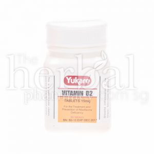 YUKARE VITAMIN B2 Tablets 30'S