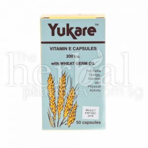 YUKARE VITAMIN E 200iu CAPSULES 50