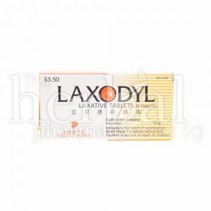 LAXODLY LAXATIVE TABLETS 20