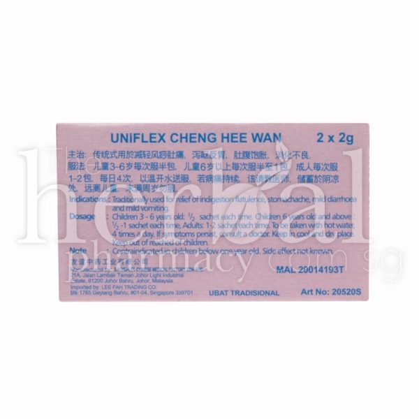UNIFLEX CHENG HEE WAN 2x3g