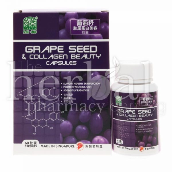 GRAPE SEEDS & COLLAGEN BEAUTY CAPSULES 60‘S