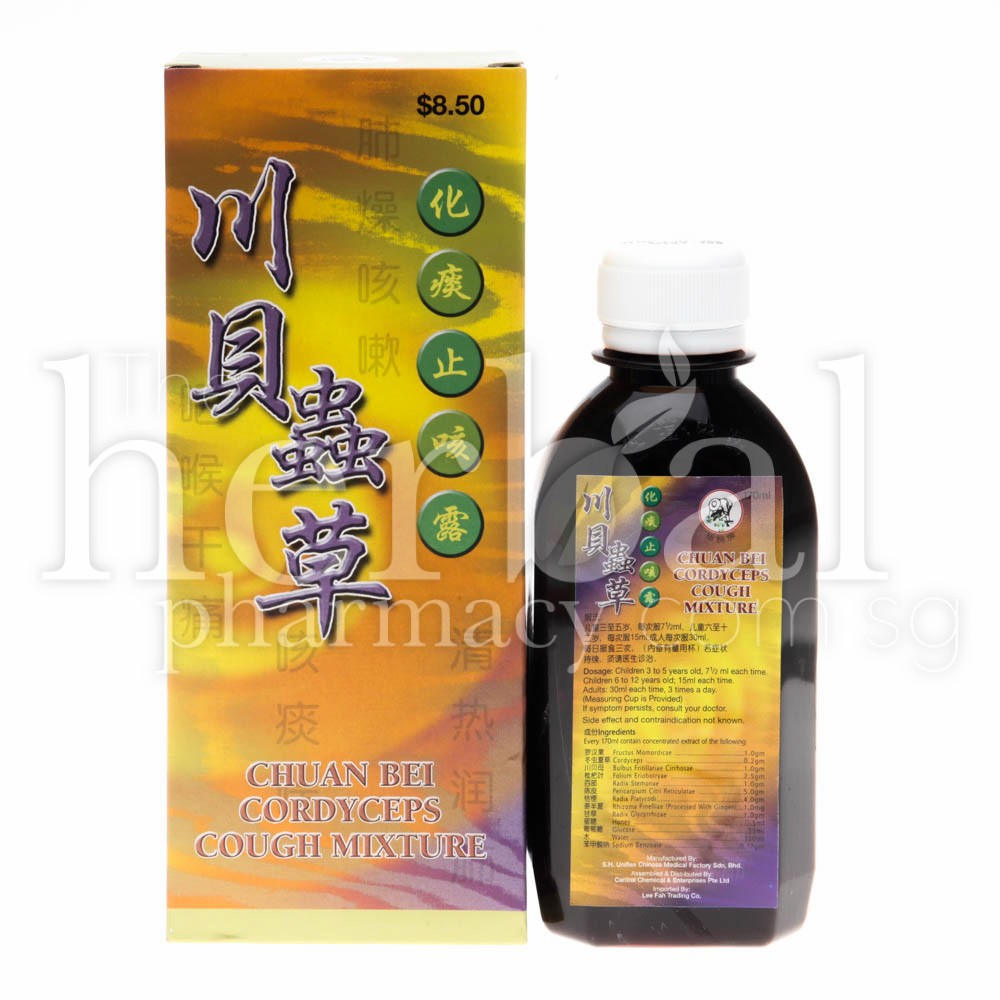 CHA YANG CHUAN BEI CORDYCEPS COUGH MIXTURE 170ml