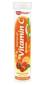 VITAREALM NATURAL VITAMIN C + ZINC