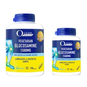 Ocean Health Vegetarian Glucosamine 1500mg 60caplets / 190caplets