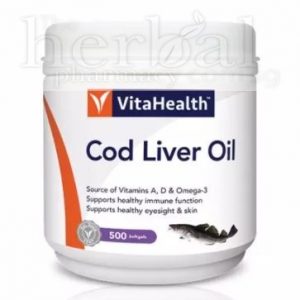 VITAHEALTH COD LIVER OIL SOFT GEL 500