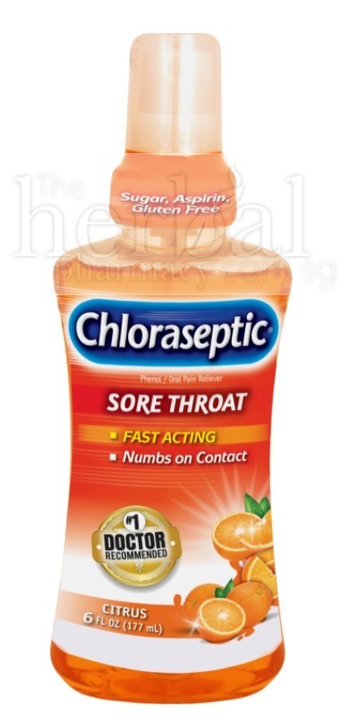 Chloraseptic Sore Throat Spray 177ml Citrus