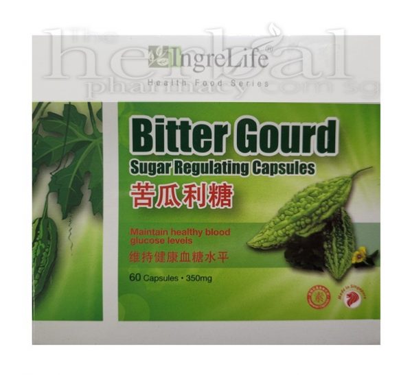 IngreLife Bitter Gourd Sugar Regulating Capsules 60s