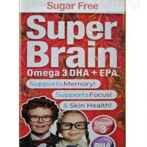 Principle Nutrition PNKids Super Brain Omega 3 DHA + EPA 60s Gummies