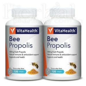 VITAHEALTH BEE PROPOLIS 500mg SOFT GEL 120x2