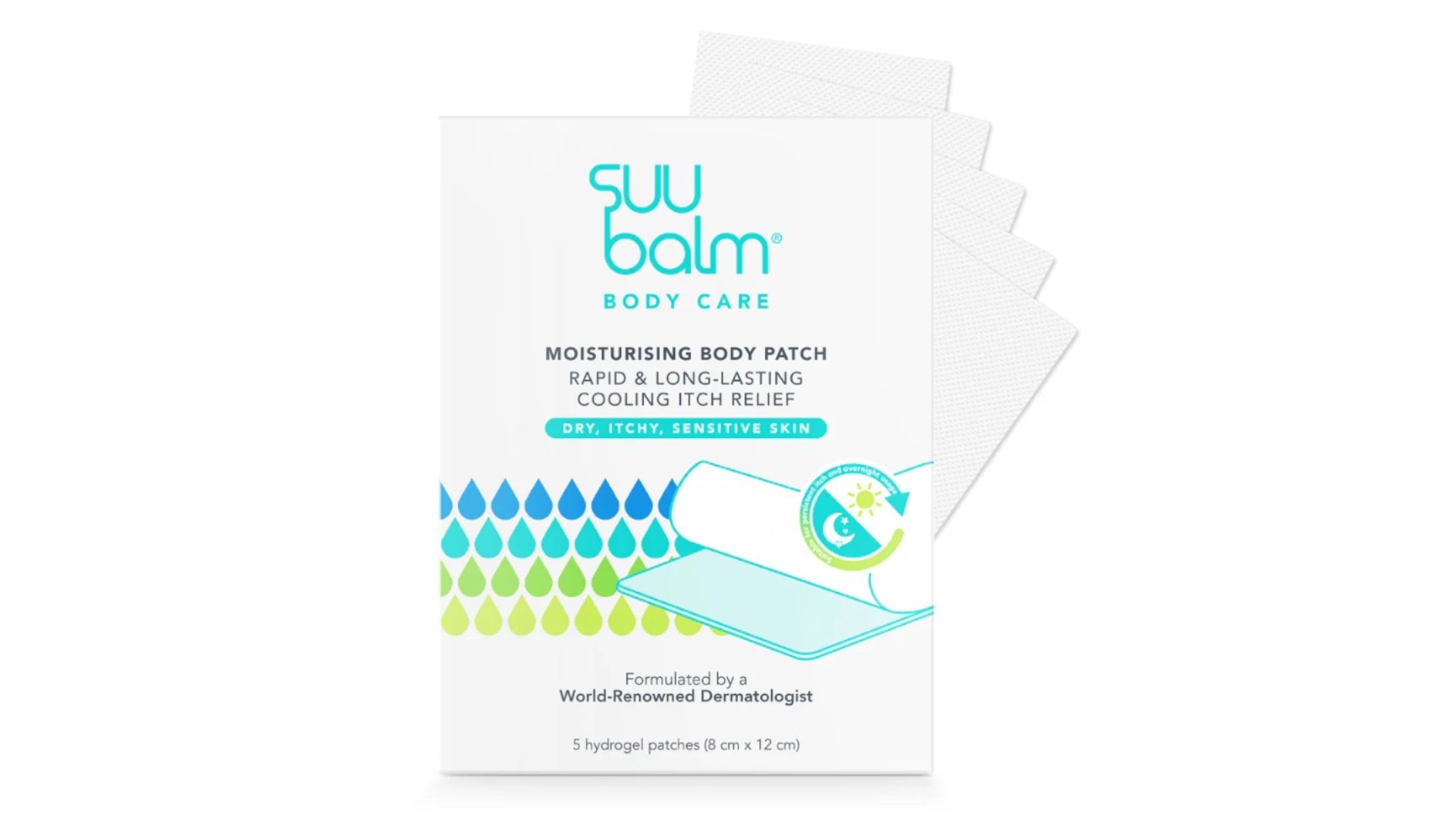 Suu Balm Moisturising Cooling Body Patch 5s