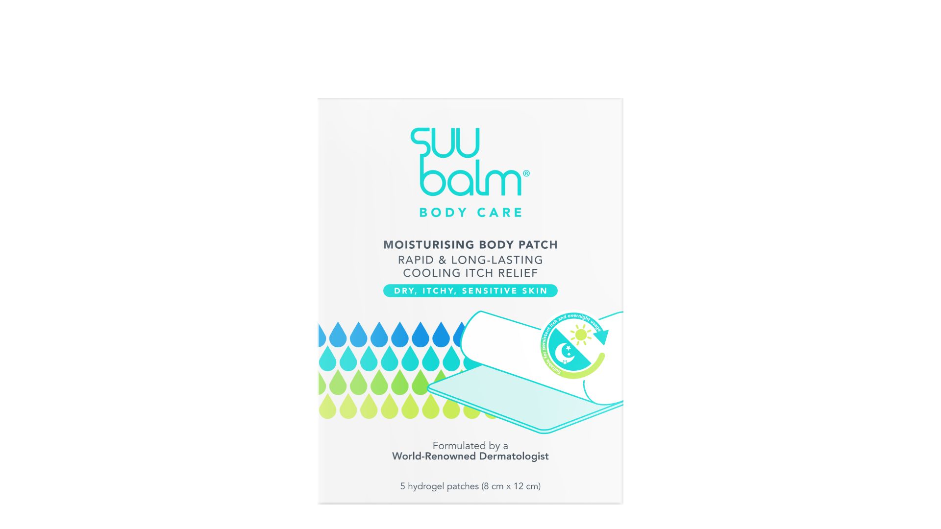 Suu Balm Moisturising Cooling Body Patch 5s